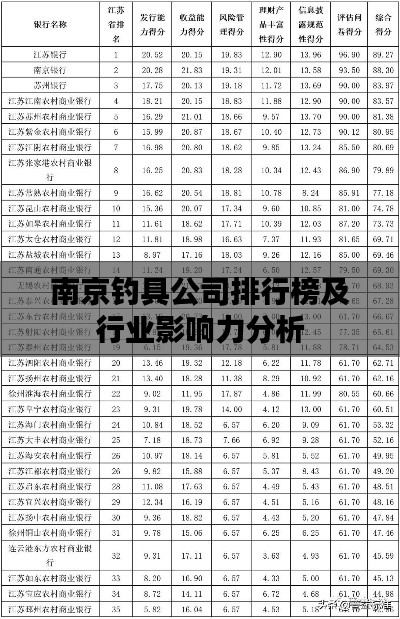 南京釣具公司排行榜及行業影響力分析