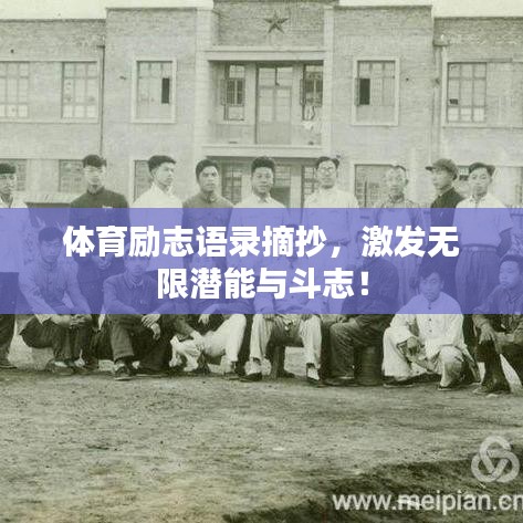 體育勵志語錄摘抄,激發(fā)無限潛能與斗志!