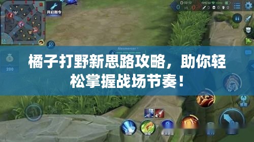 橘子打野新思路攻略,助你輕松掌握戰(zhàn)場(chǎng)節(jié)奏!