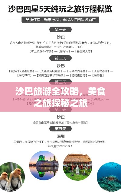 沙巴旅游全攻略，美食之旅探秘之旅