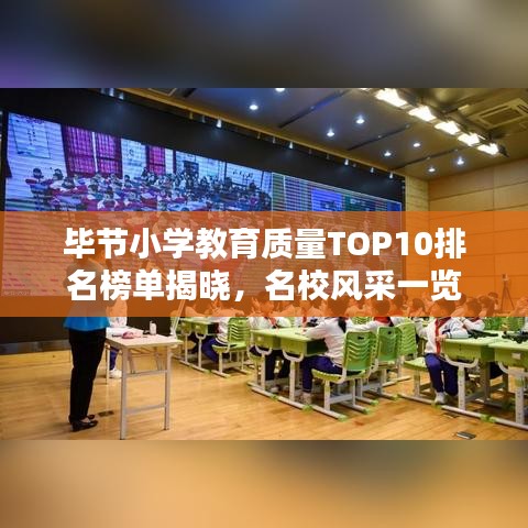畢節小學教育質量TOP10排名榜單揭曉,名校風采一覽