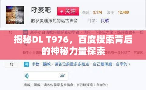 揭秘DL T976，百度搜索背后的神秘力量探索