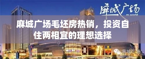 麻城廣場毛坯房熱銷,投資自住兩相宜的理想選擇