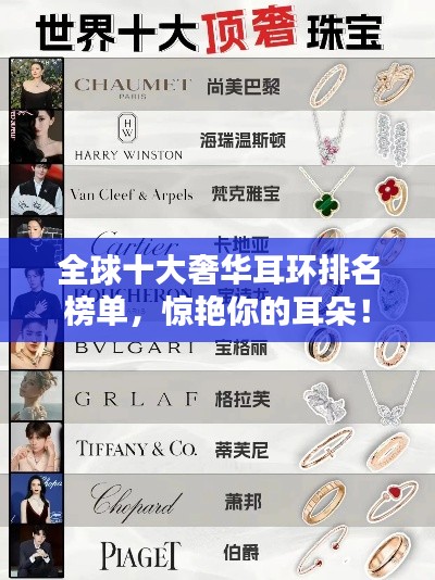 全球十大奢華耳環排名榜單，驚艷你的耳朵！