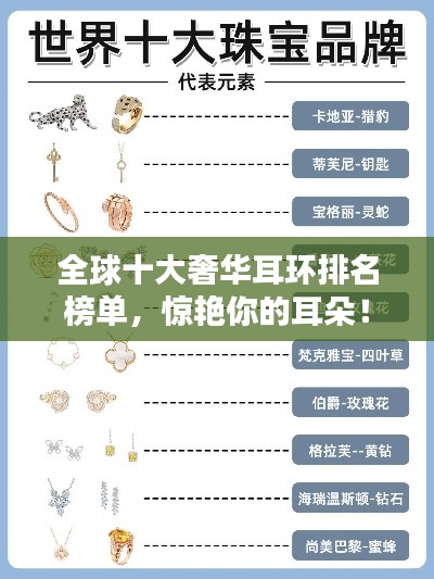 全球十大奢華耳環(huán)排名榜單,驚艷你的耳朵!