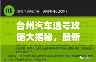 臺(tái)州汽車選號(hào)攻略大揭秘,最新技巧助你輕松挑選心儀車牌!
