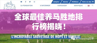 全球最佳養(yǎng)馬勝地排行榜揭曉！