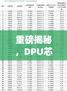 重磅揭秘，DPU芯片公司排名及行業(yè)深度剖析！
